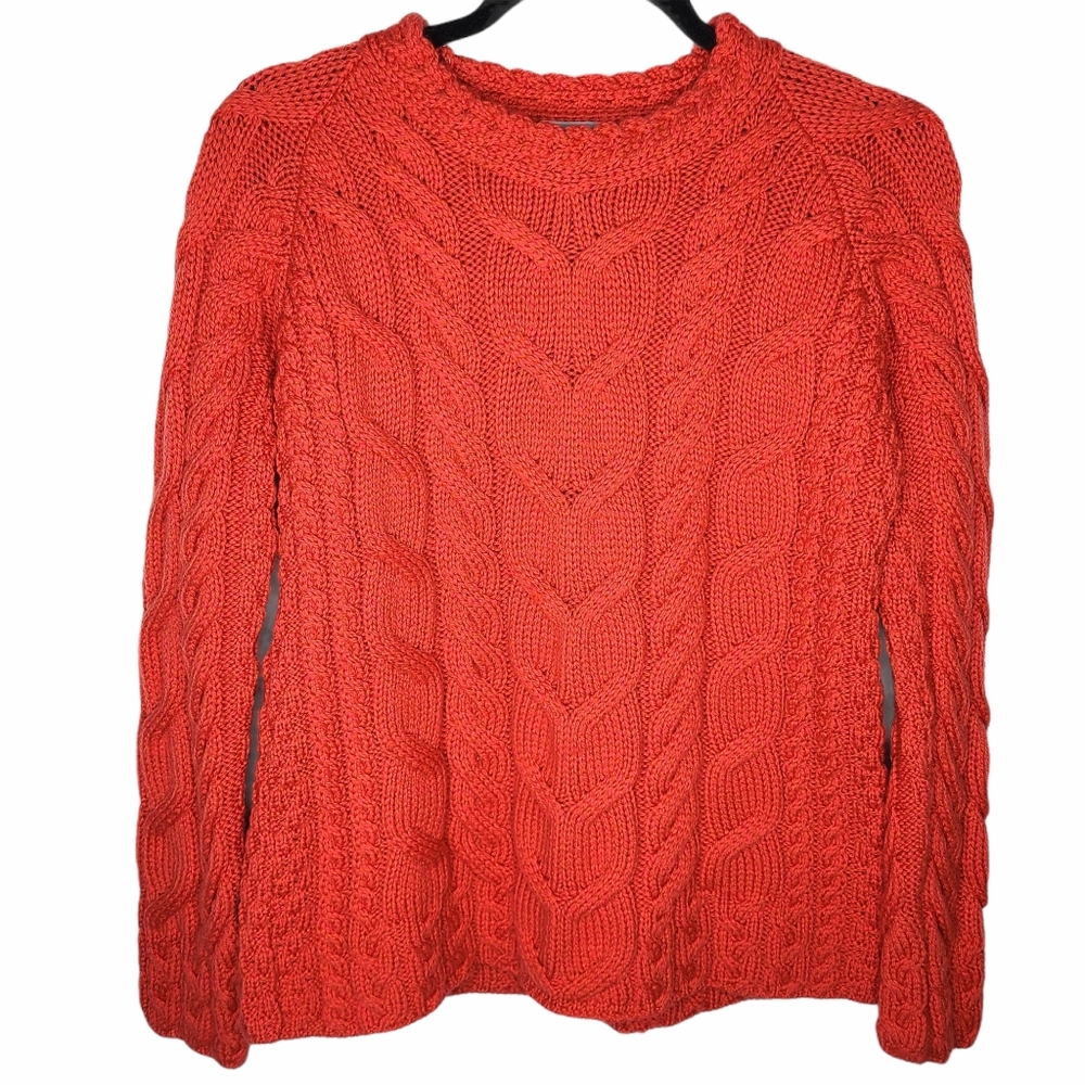 Aran Woollen Mills Merino Wool Raglan Sweater Small